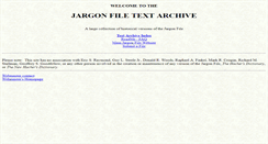 Desktop Screenshot of jargon-file.org