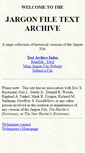 Mobile Screenshot of jargon-file.org