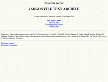 Tablet Screenshot of jargon-file.org